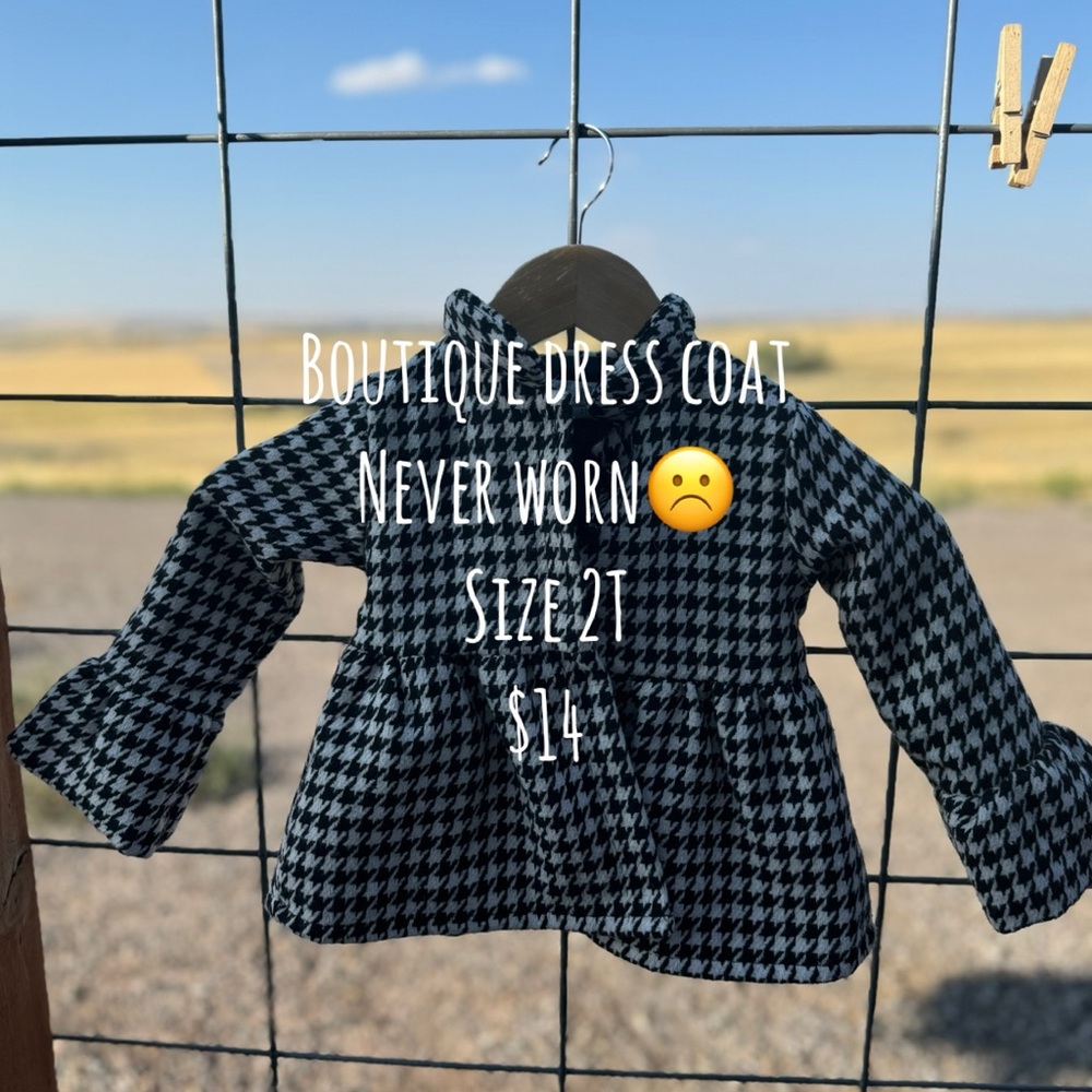 Boutique toddler coat